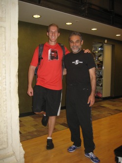 Dr. Romanov and me at a Pose running clinic